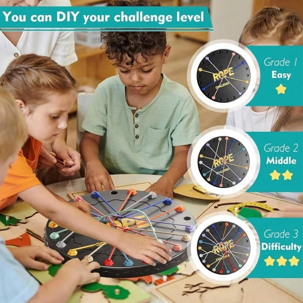 Rope Untangling Puzzle Game for Kids & Adults